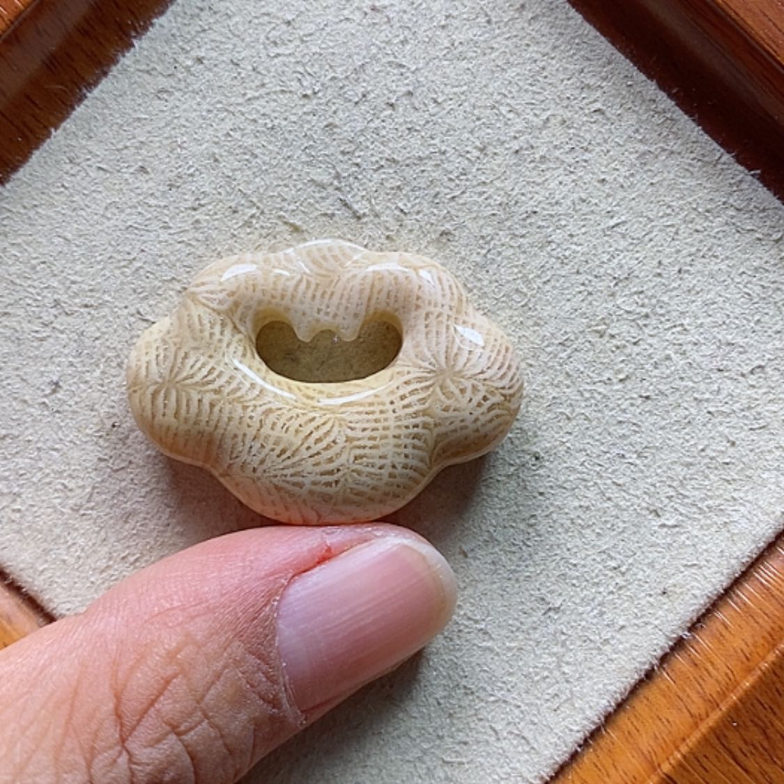 【闪购商品】硅化珊瑚（珊瑚玉）颈饰未镶嵌谦*