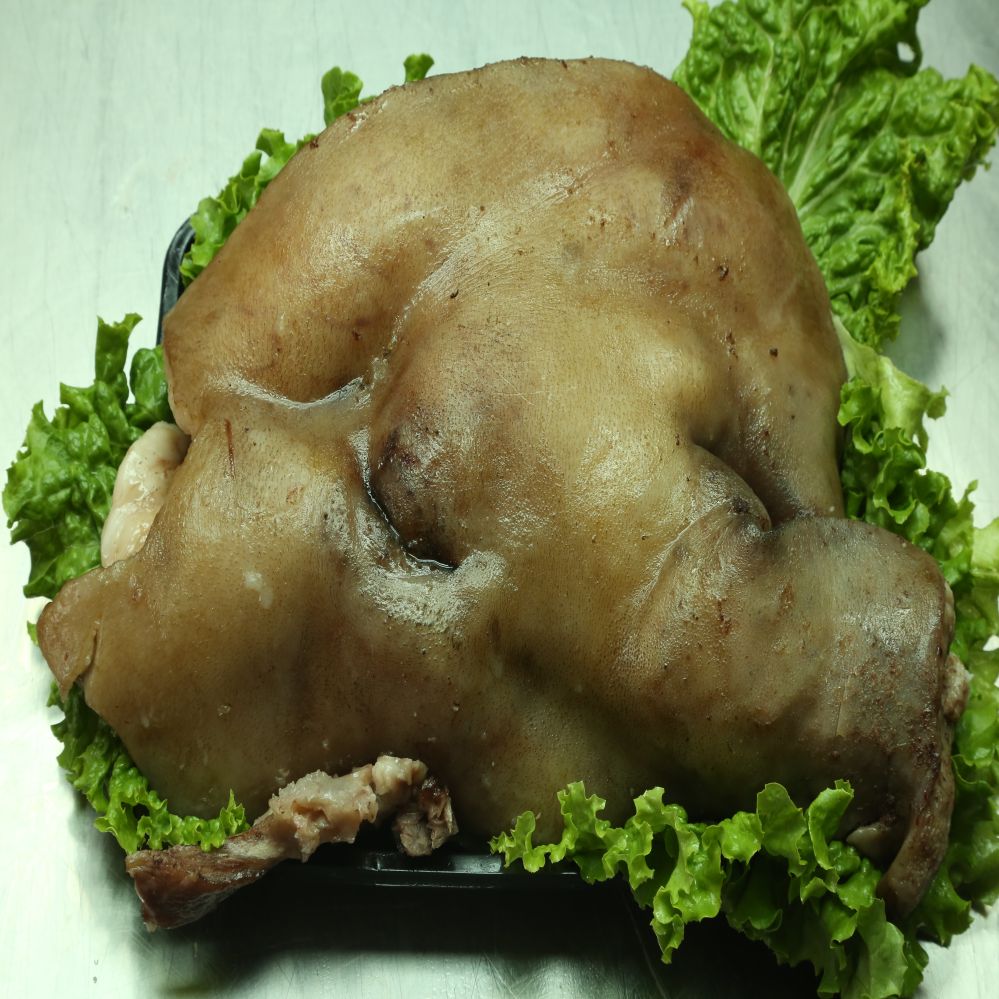 农村土猪，黑猪肉猪头肉5斤