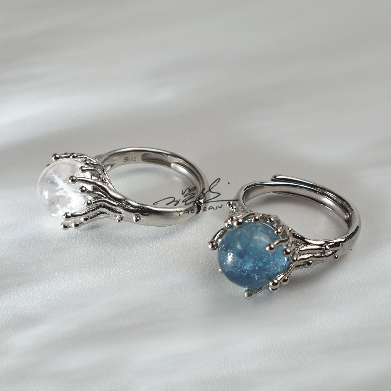 925银戒指 【皇冠】原创设计925银戒指可定制镶嵌