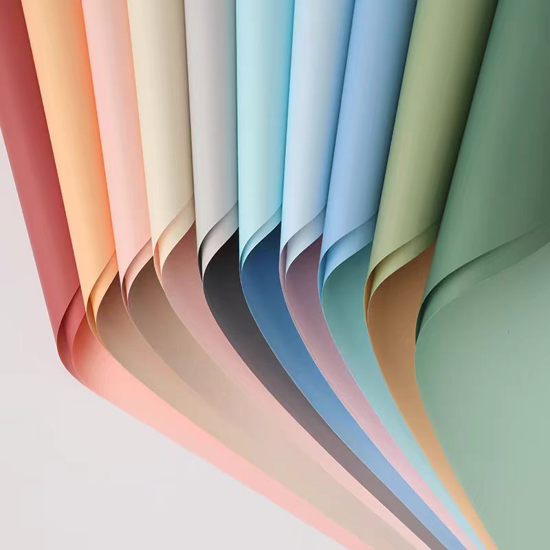 【1帮1】双面双色二代欧雅纸防水花店花束花艺包花diy材料批发