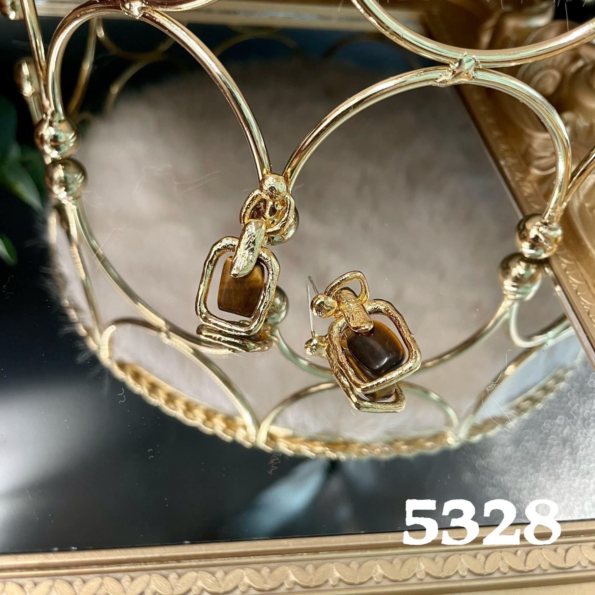 设计师款百搭耳饰-5328