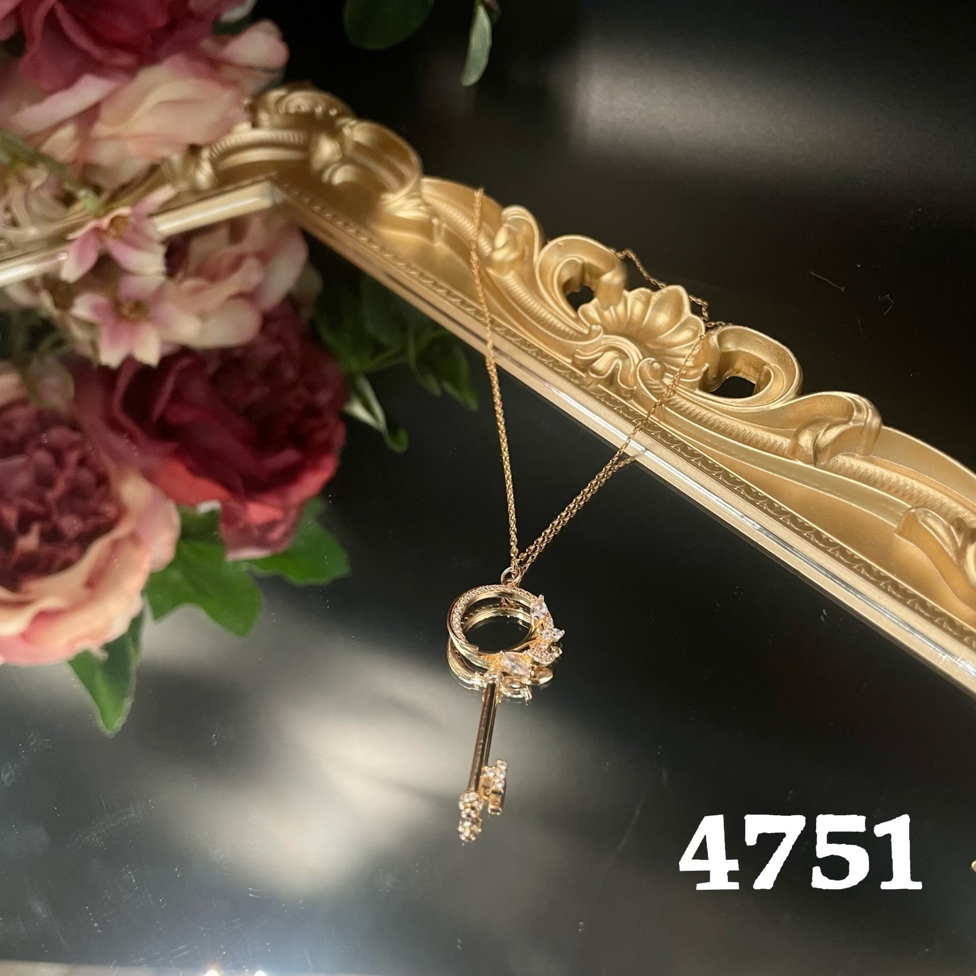 钥匙项链~4751（链长+延长链：46+0误差±2cm)