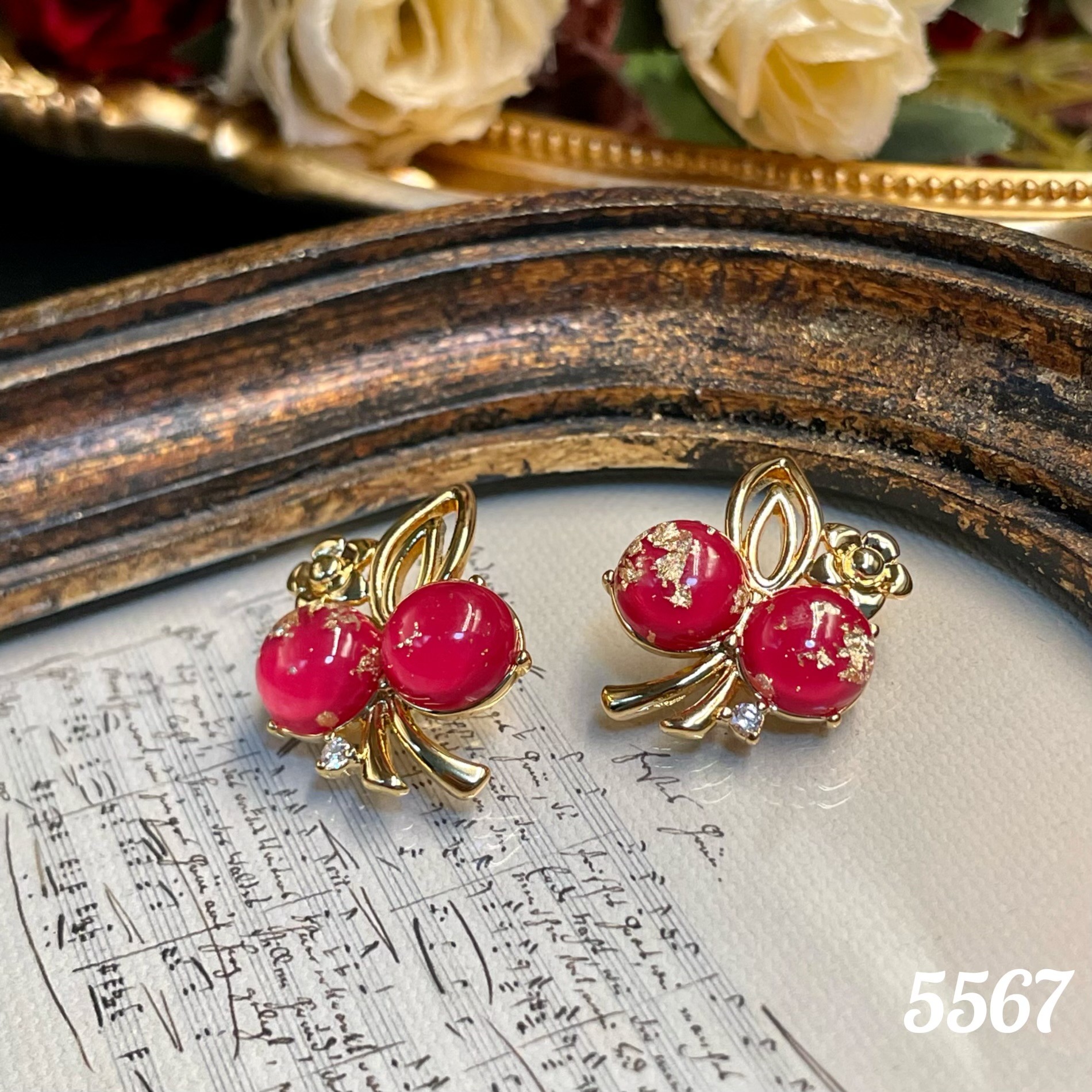 设计师款耳饰~5567
