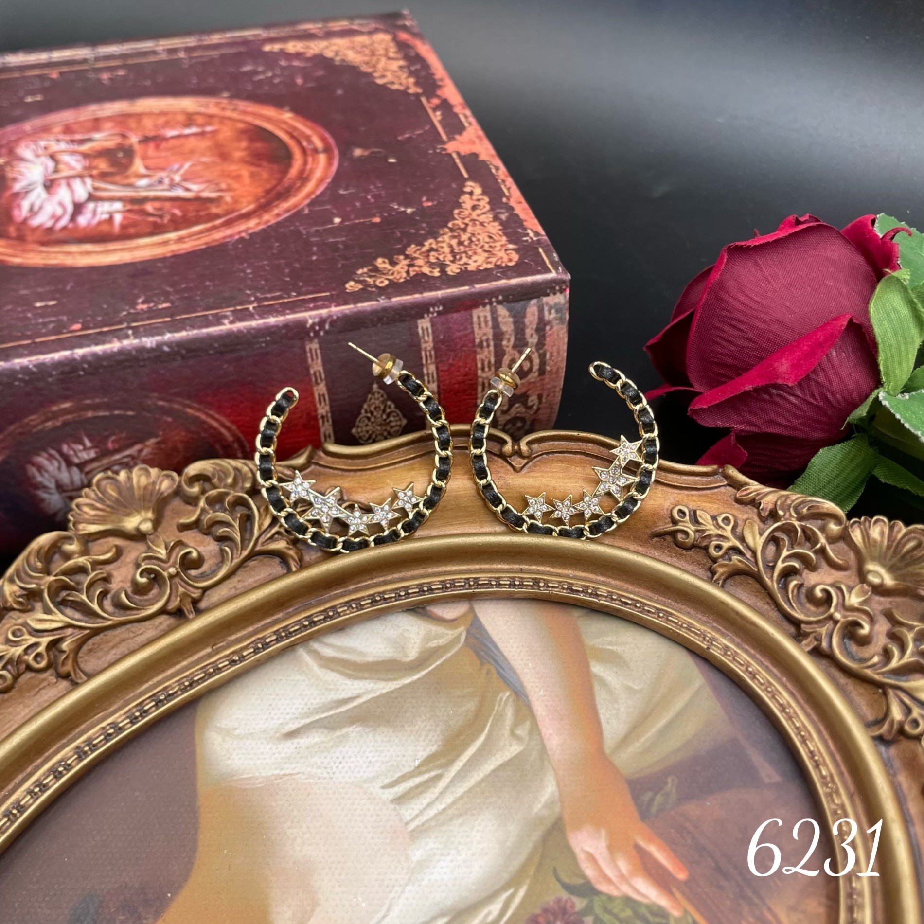 铜合金耳饰 设计师款耳饰~6231