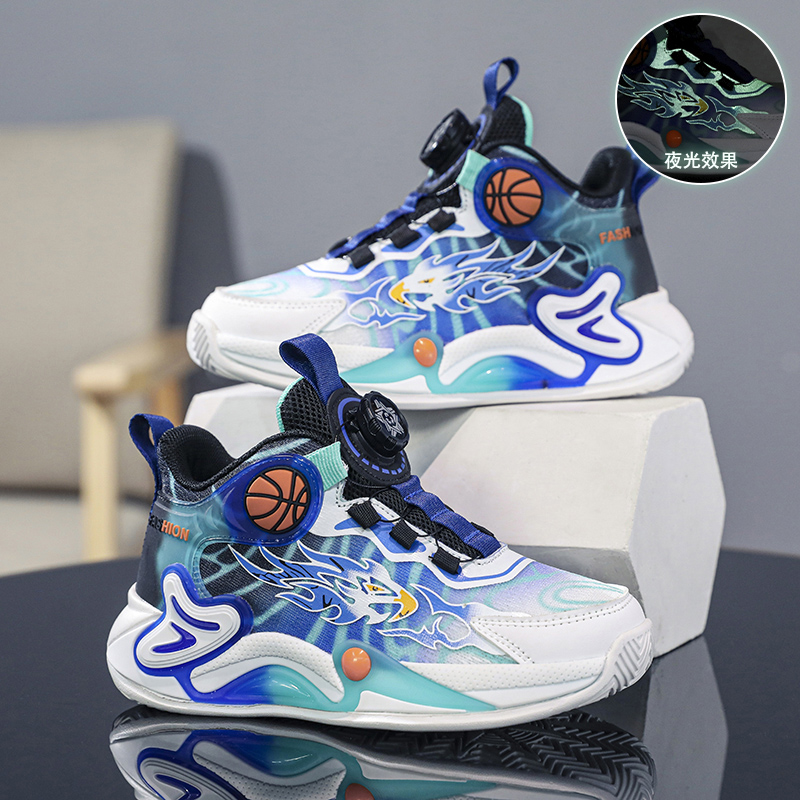 ABC LION儿童篮球鞋新款春秋网面透气网鞋男童运动鞋中大童鞋子男