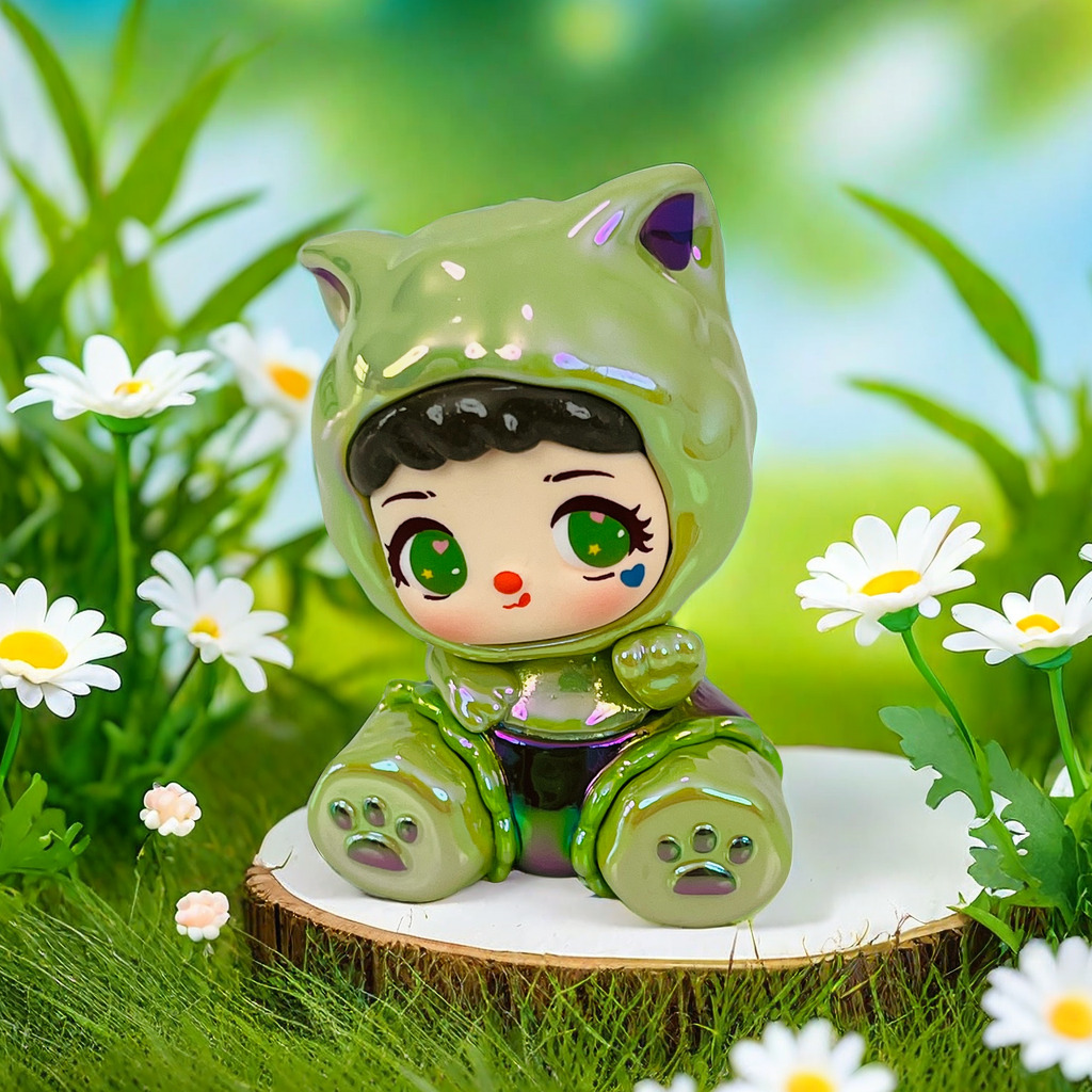 莉菈招财猫系列复古盲盒盲袋可爱小萌粒隐藏派对