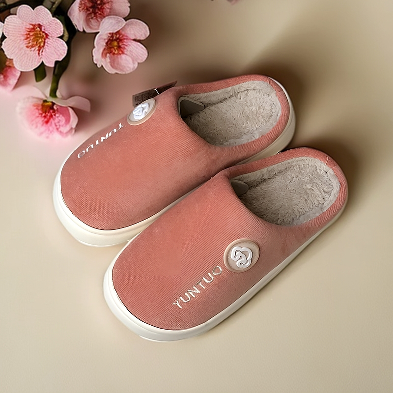 情侣居家外出两穿棉拖加厚保暖舒适厚底防滑棉拖鞋软底秋冬季
