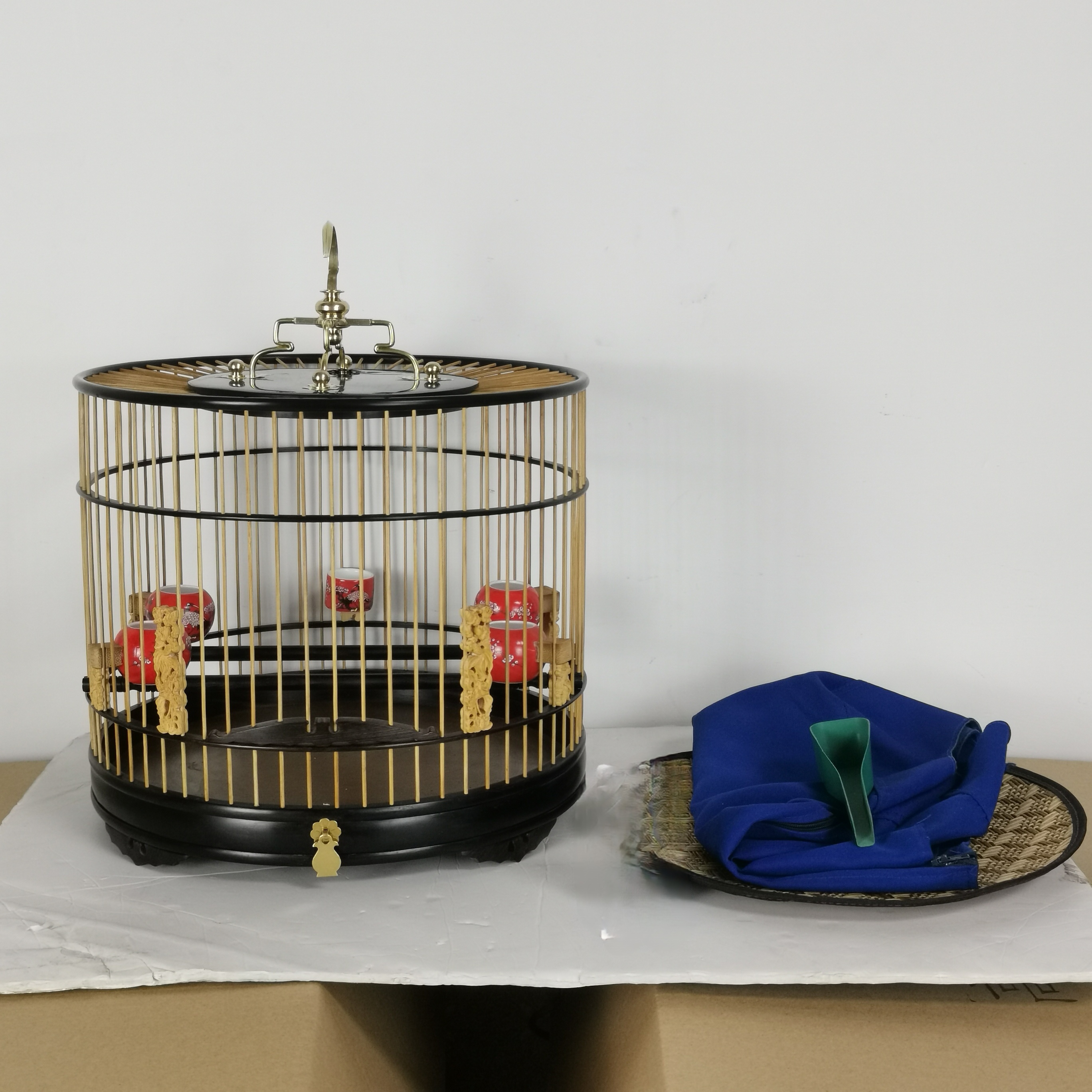 295抽屉款圆笼红子贝子绣眼圆笼精品豪华