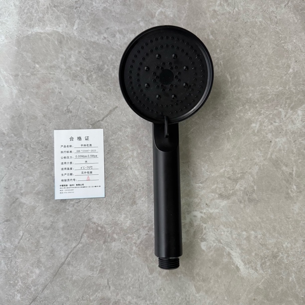 A【实拍图】五档手持增压花洒黑武士花洒洗澡沐浴神器