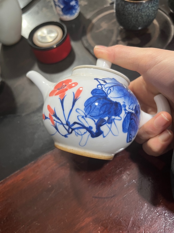 手绘茶杯白瓷柴窑陶瓷