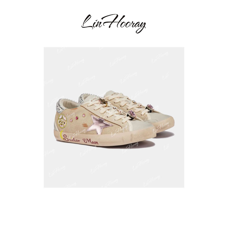 【HoorayLin】美女系列YB开发定制做旧3D打印手绘脏脏鞋#XZ4521