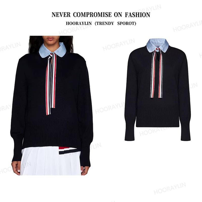 【HoorayLin】 “知识分子”欧根纱羊毛毛衣QD117