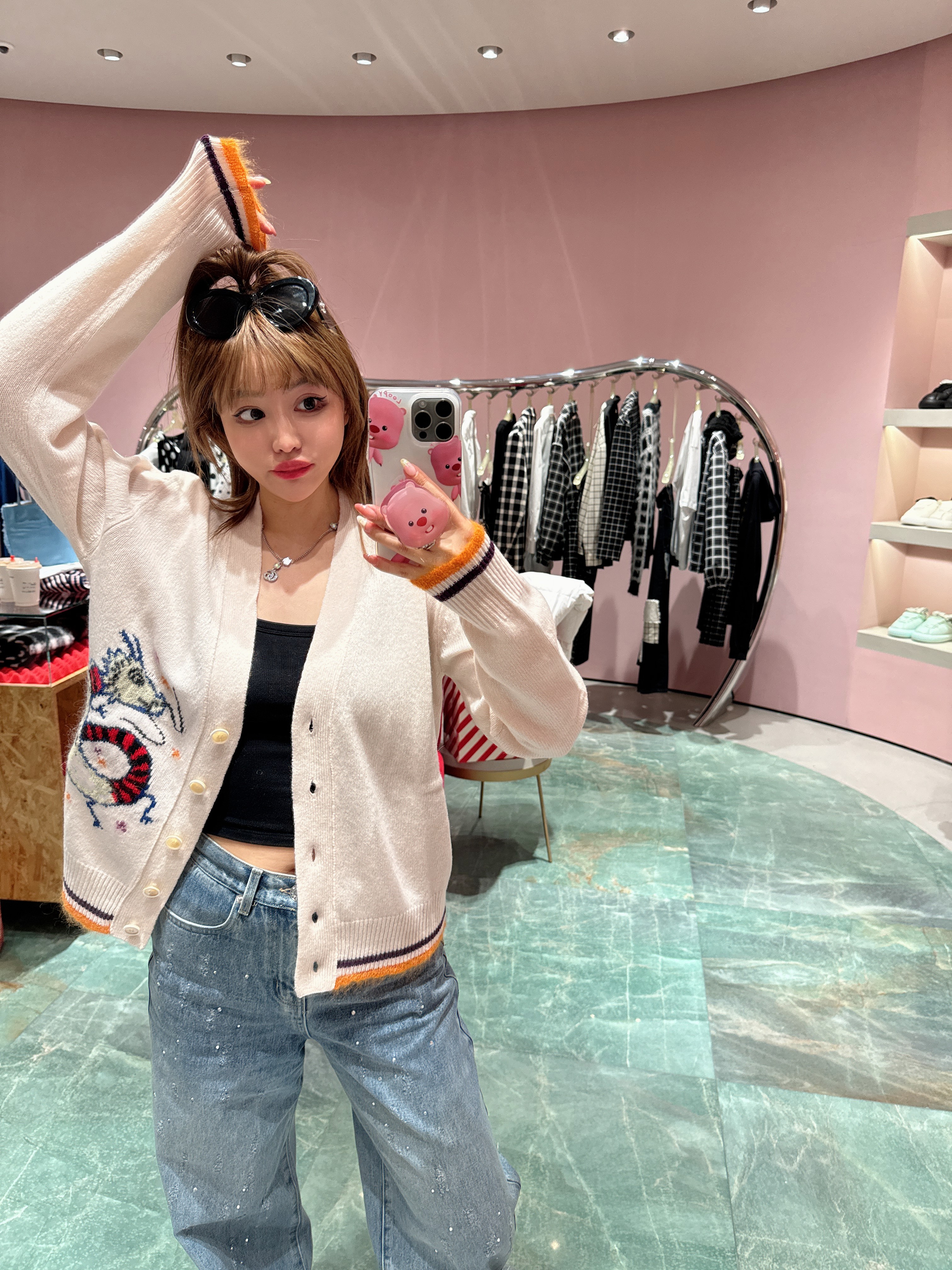 【HoorayLin】yb开发龙年定制开衫时尚休闲百搭设计师#HF-2301262