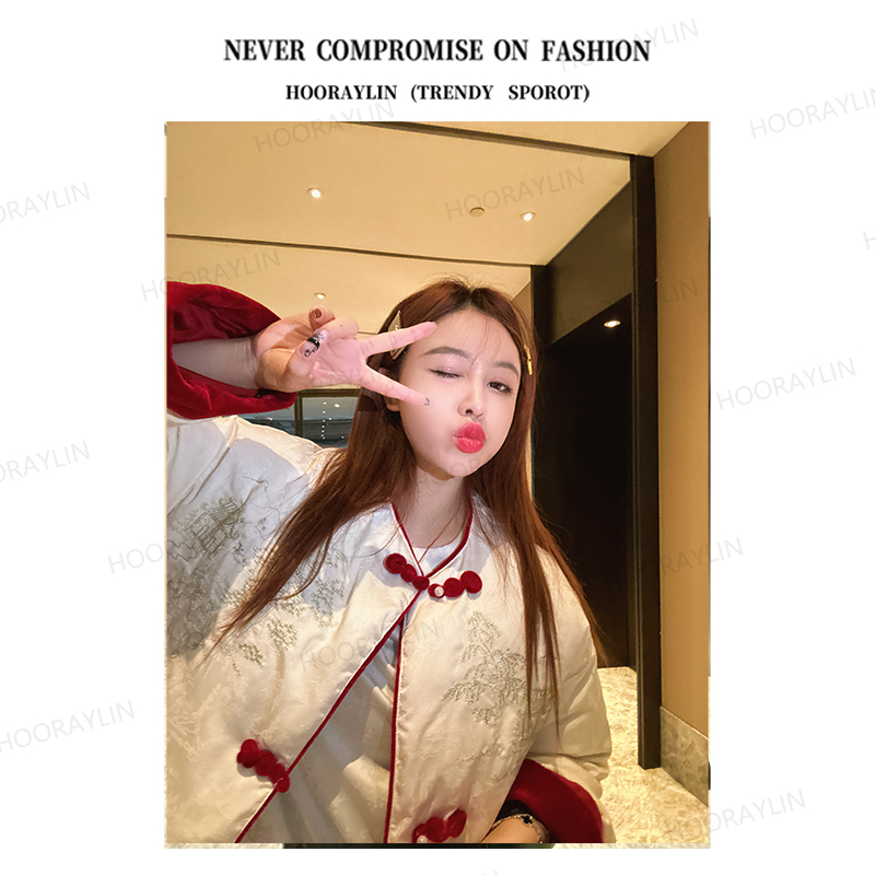 【HoorayLin】“亭台楼阁”手工盘扣定制新中式外套QD235