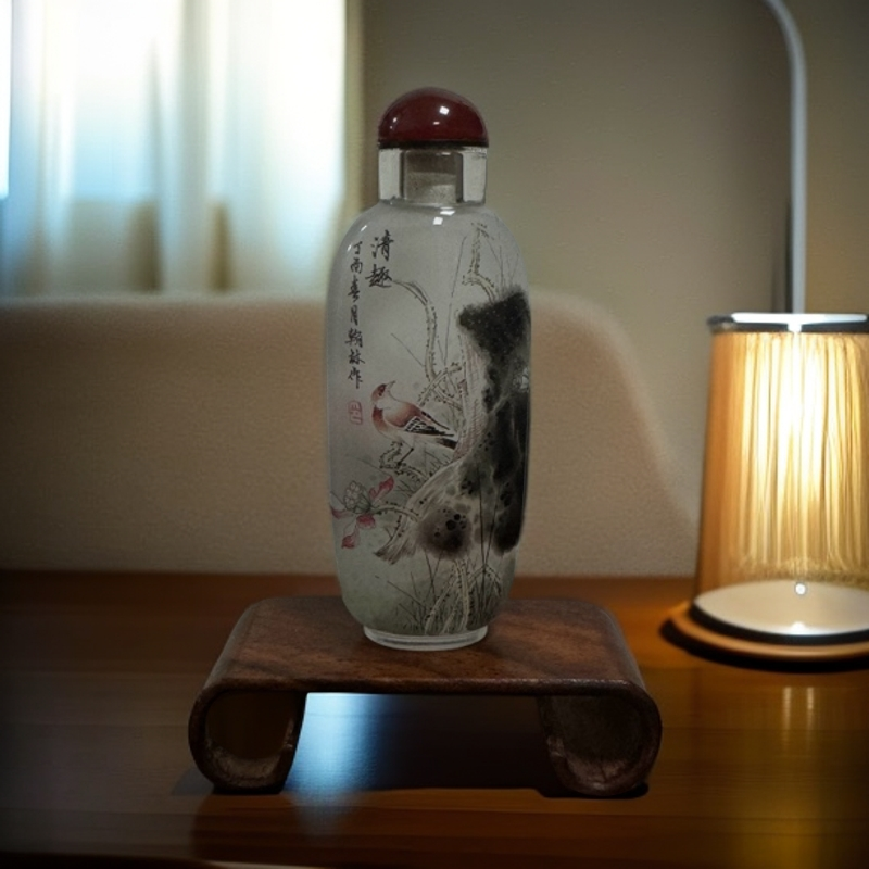 【宫廷匠人】内画摆件鼻烟壶非遗传承手工制作工艺文创精品欣赏收藏