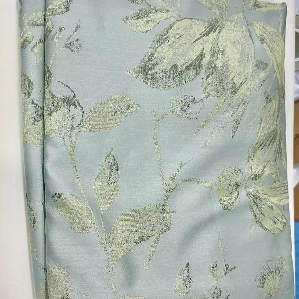 【四件套】天丝棉披径色纬色织大提花四件套 瑟琳娜 48