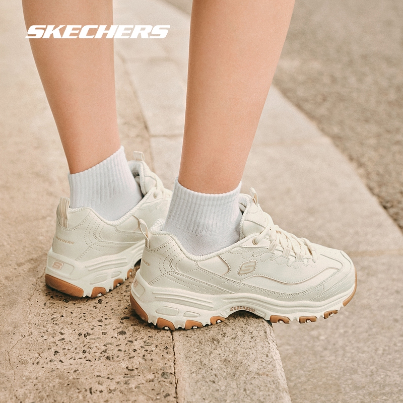 【美拉熊】斯凯奇秋季休闲女鞋熊猫鞋厚底增高百搭复古运动鞋149807