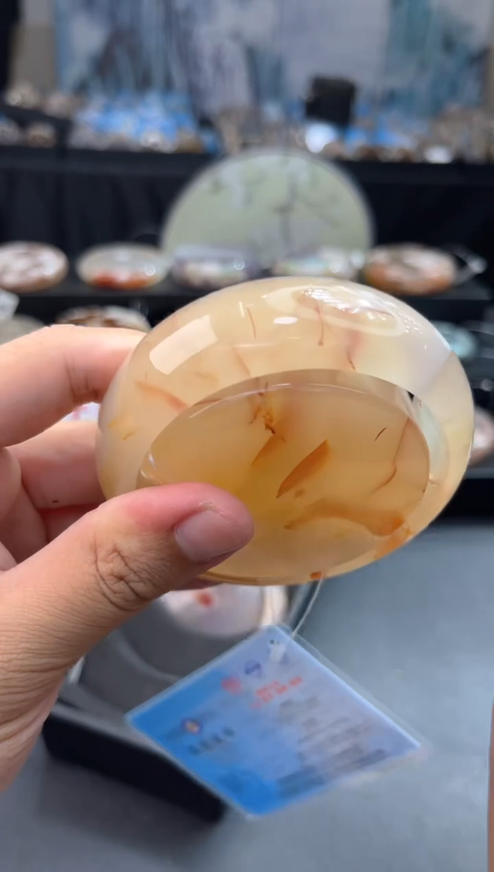 【闪购商品】石英质玉手镯未镶嵌 赠品镯心（63圈口）