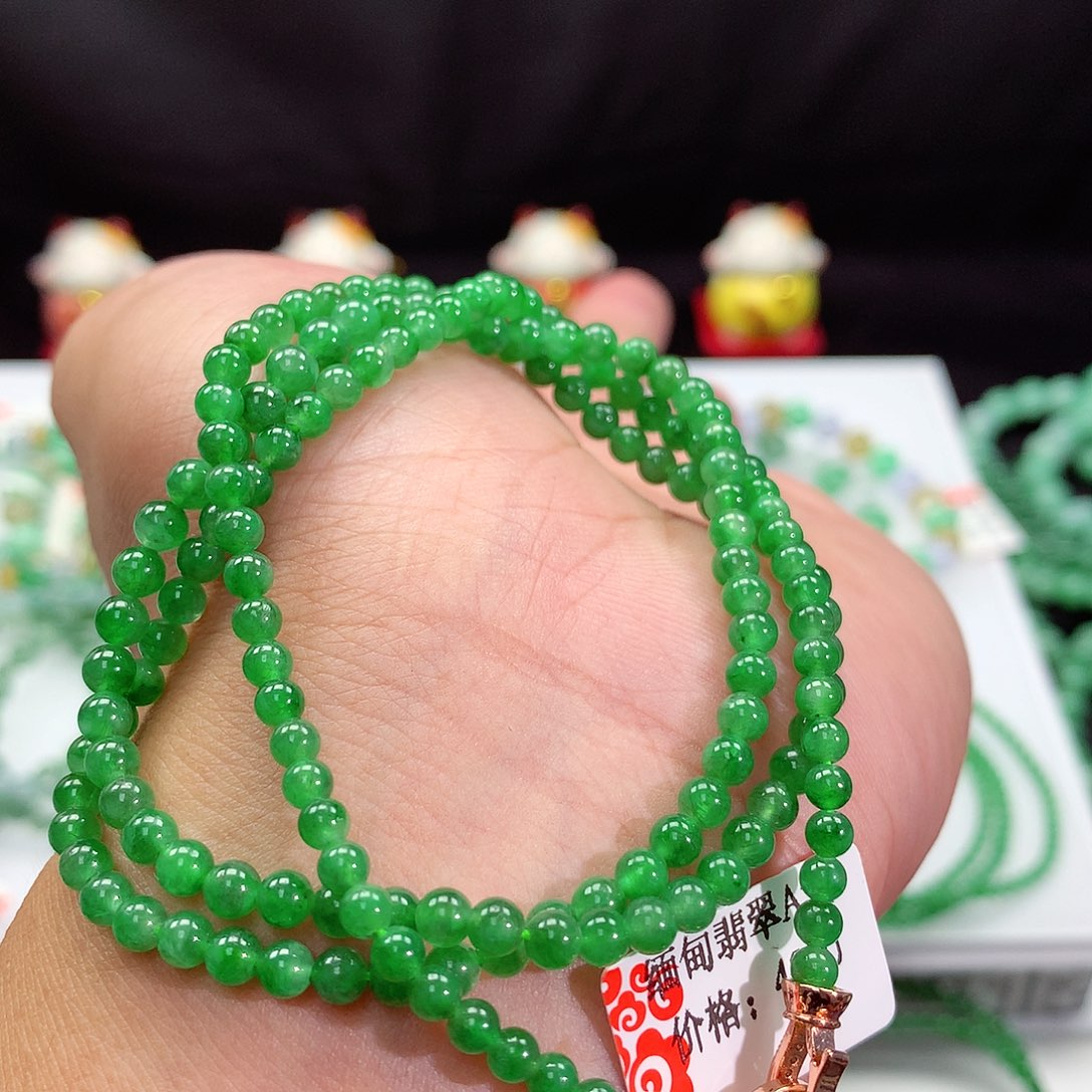 翡翠手链未镶嵌手链