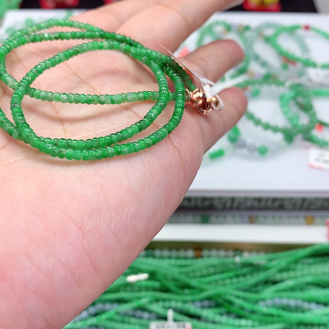 翡翠手链未镶嵌手链