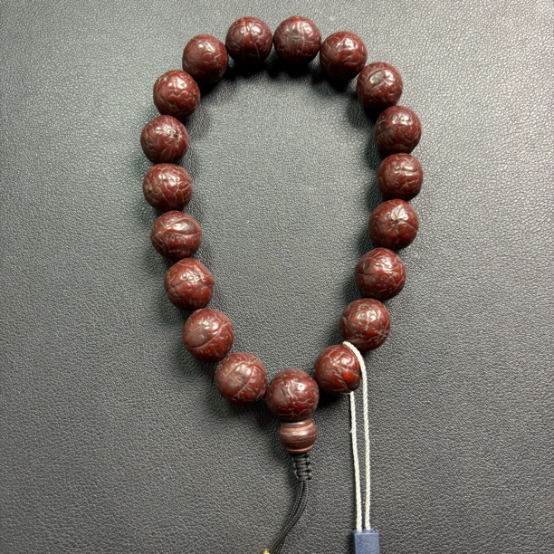 清代凤眼菩提十八籽手持 85751 