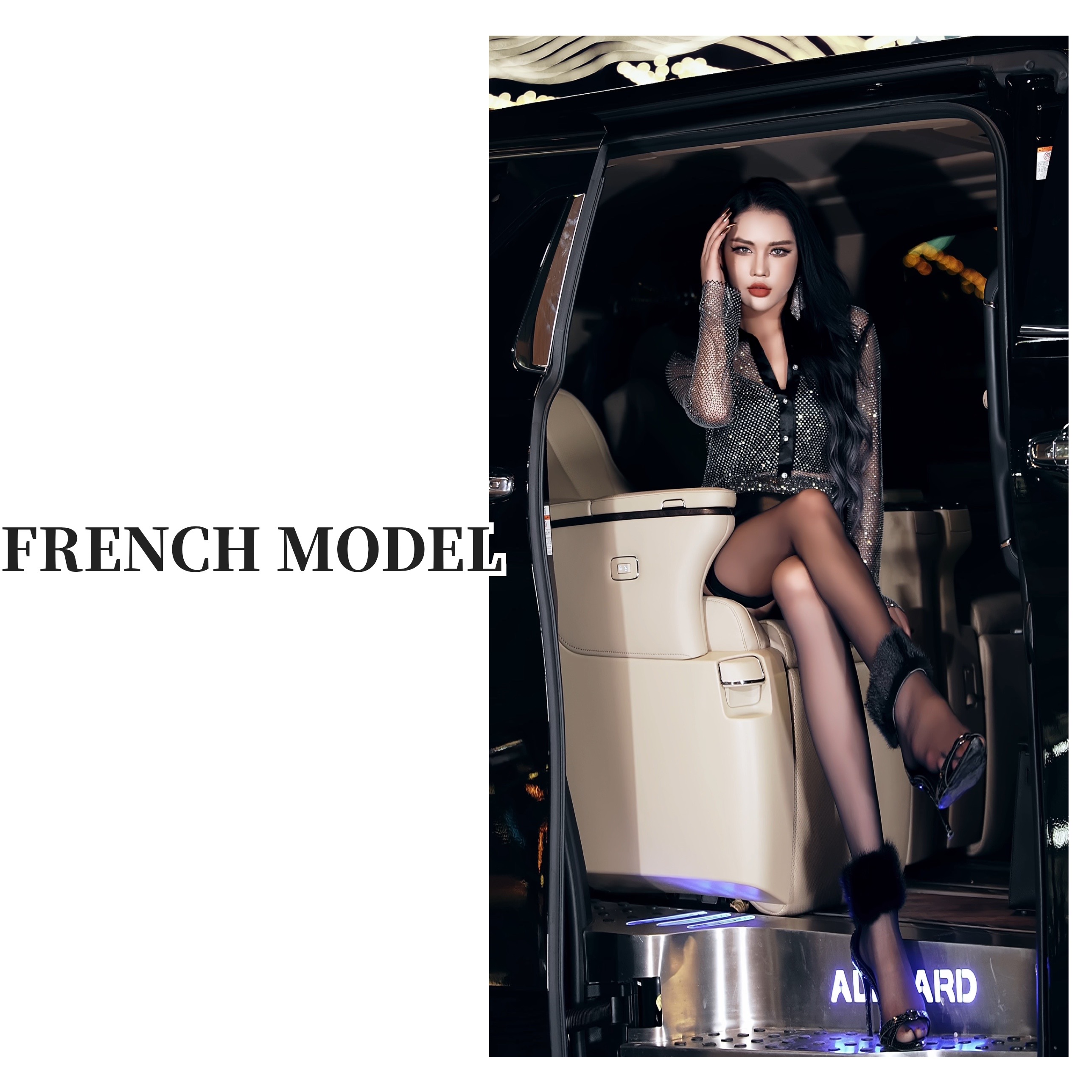 FRENCH MODEL 媛媛.2023秋装时尚网格设计师款长袖衬衫 41050135