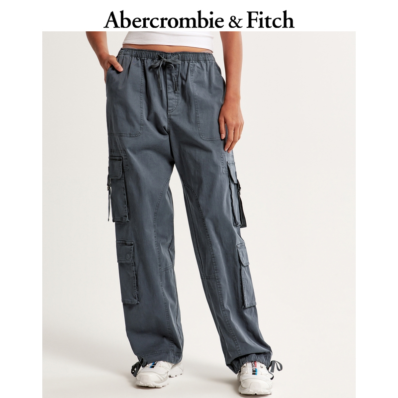 AF女装 25春季新款美式复古百搭中腰宽松工装裤休闲裤 KI156-4131
