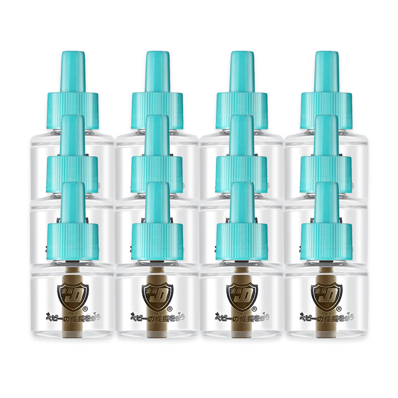 金盾电热蚊香液45ml4瓶3盒共12瓶液没味驱蚊液补充装全家适用无器