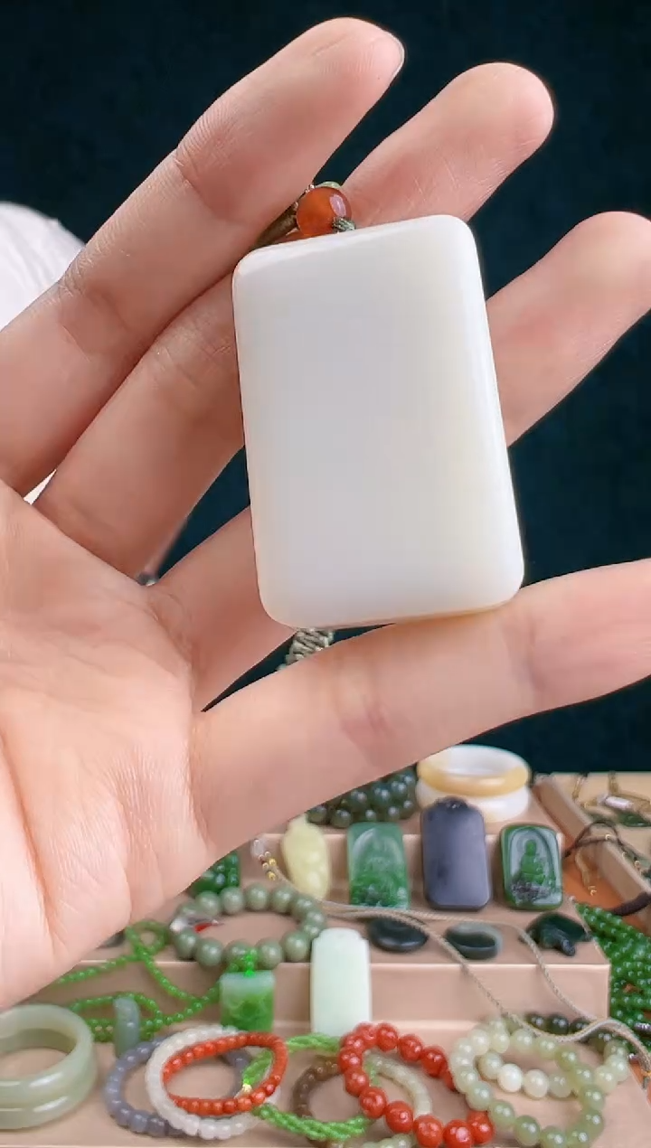 【闪购商品】和田玉颈饰未镶嵌ZZ 拍一发一 多样性发货