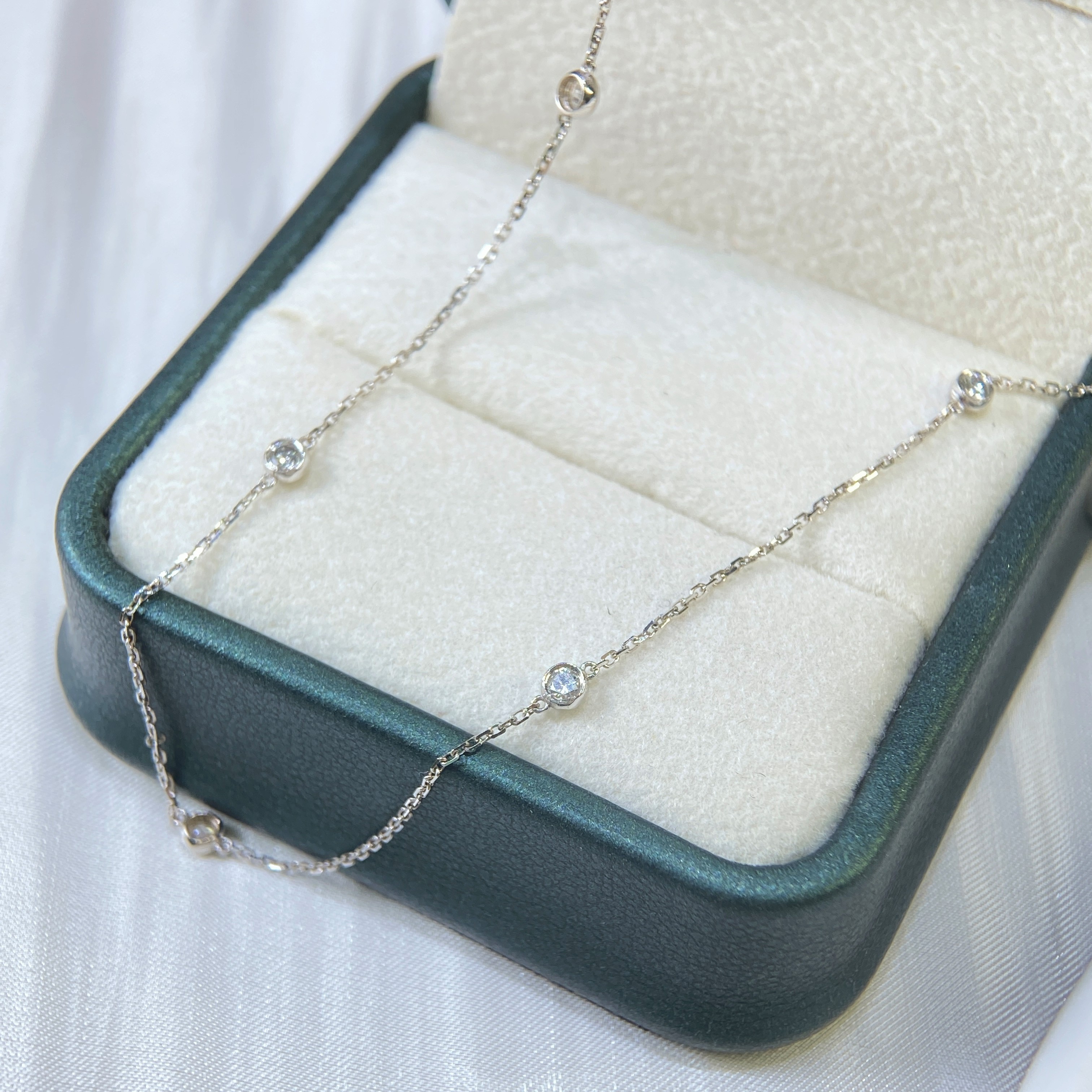 【六言高定】【升级版8钻】白泡泡项链满天星0390