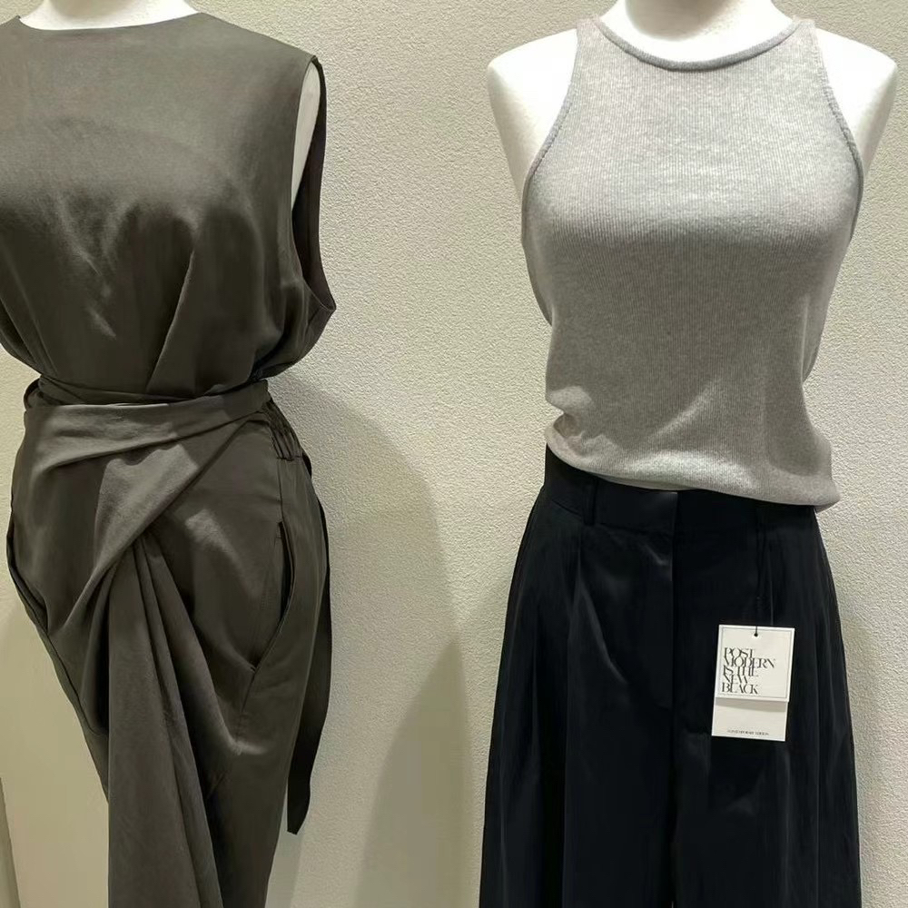 气质显瘦休闲女士夏季简约纯色时尚设计感品质女装尾货no退no换