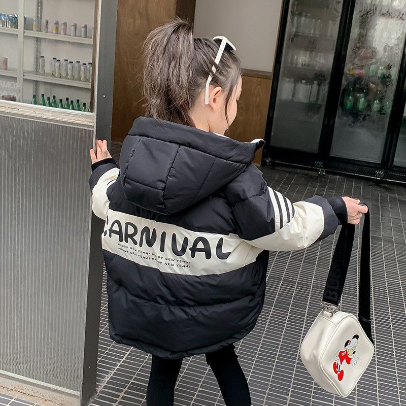 【品牌】女童棉衣外套秋冬款2023新款女孩宝宝洋气冬季棉服冬装儿