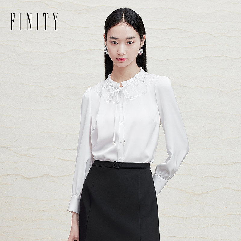 【小水专属】FINITY 春季新品衬衫气质衬衣时尚小众通勤 F21X7C17C5