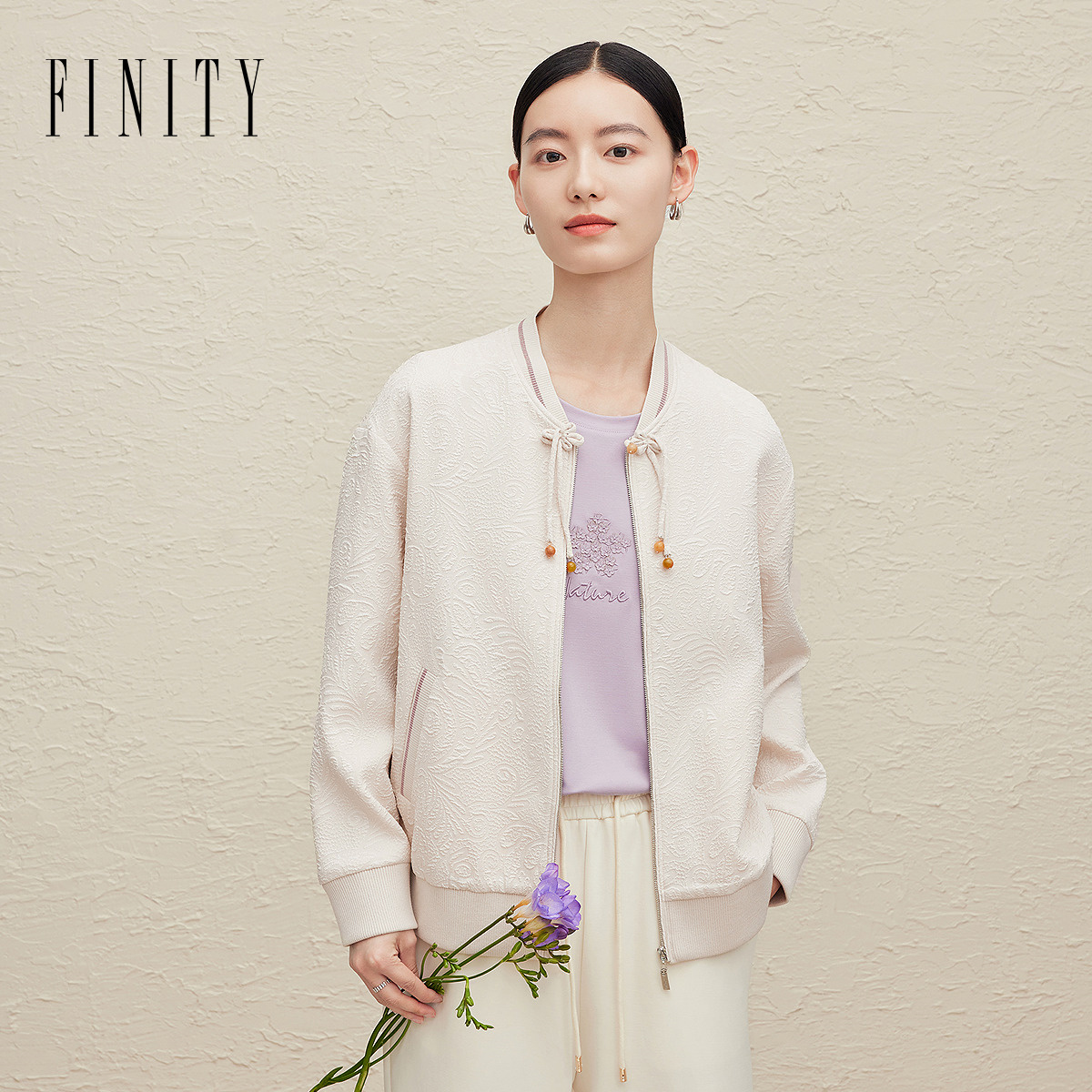 【老徐推荐】FINITY 新品外套休闲香风气质运动时尚百搭 F21X7A12W1