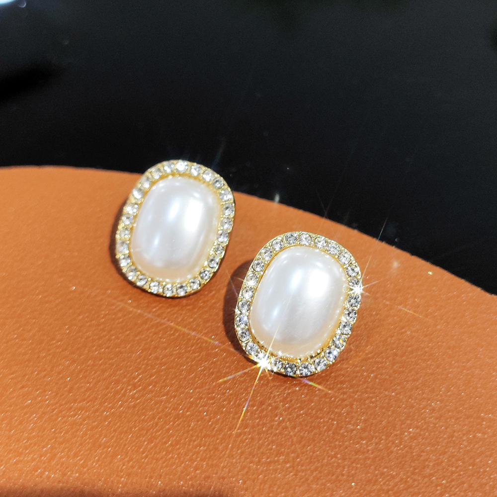 铜合金耳饰 高级感气质耳钉精致个性优雅时尚小众设计耳饰N2054