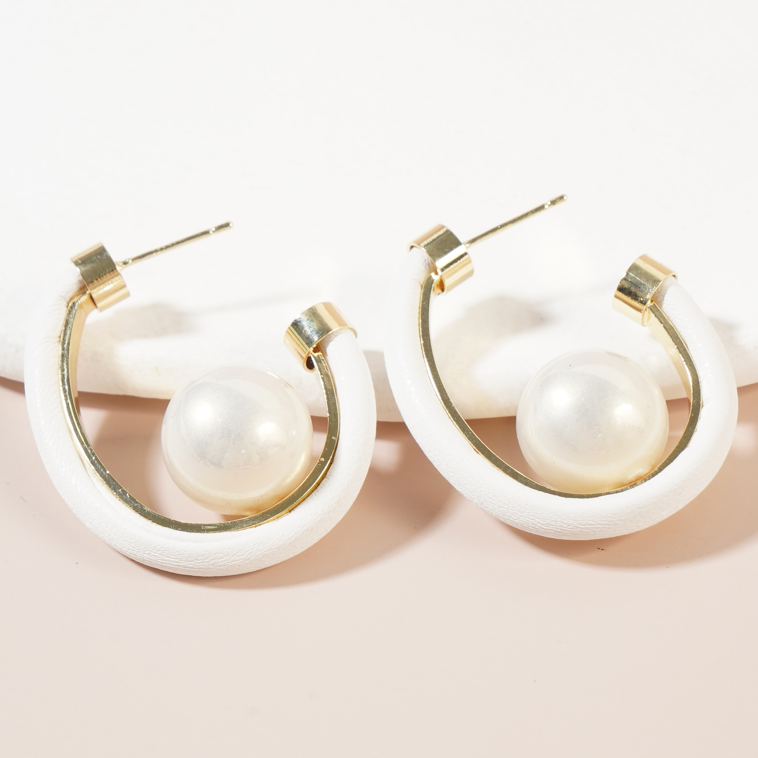 铜合金耳饰 高级感夸张大气耳圈耳环网红气质耳饰女N0930