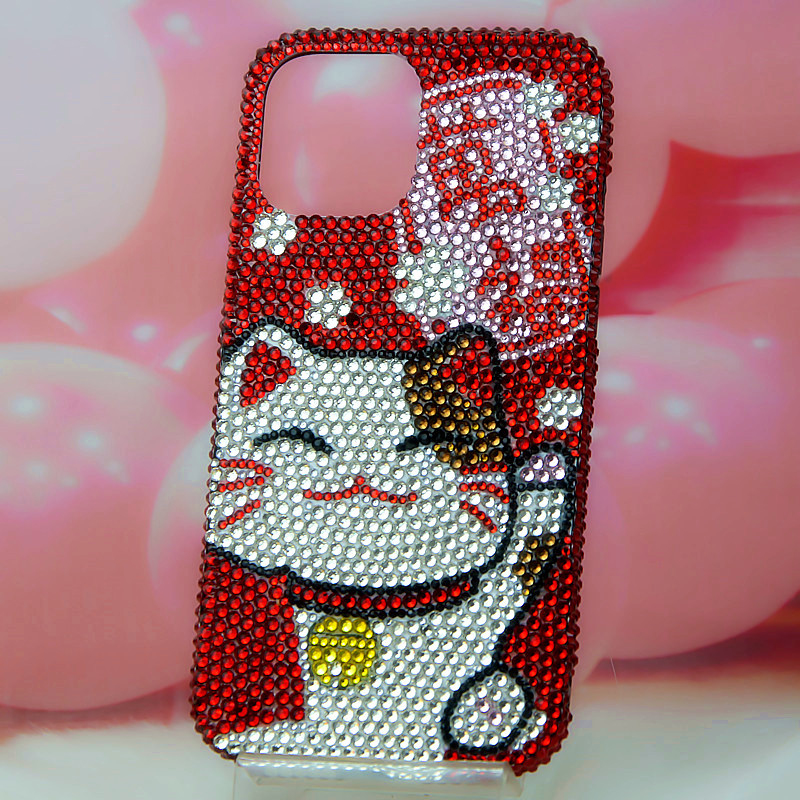 适用iPhone11 12131415pro Max苹果7p万福手机壳XR水钻全包防摔