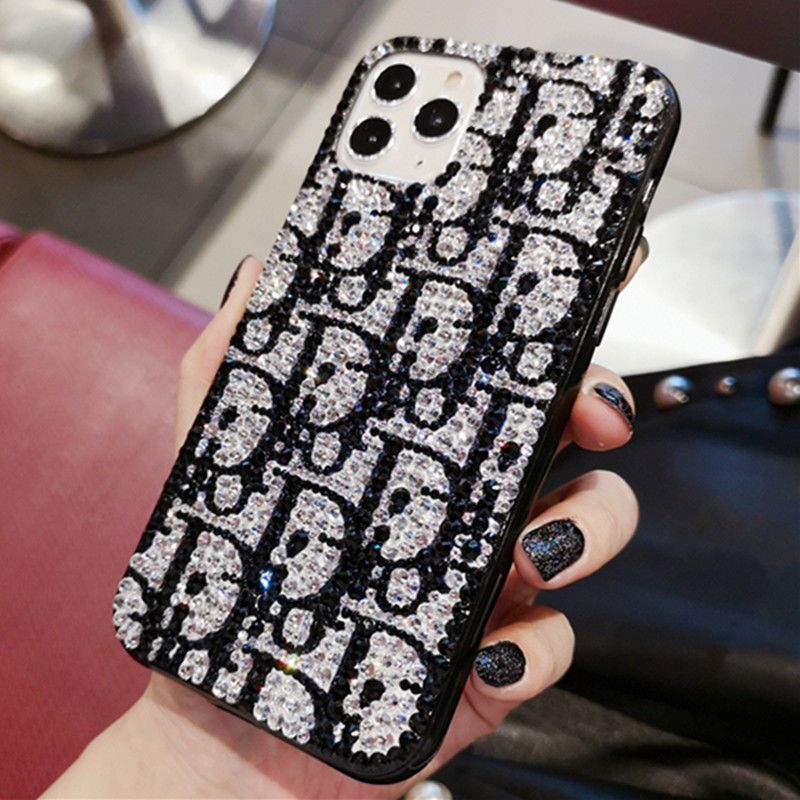 适用iPhone11121314Promax苹果8plus手工手机壳7水钻欧美大气潮牌