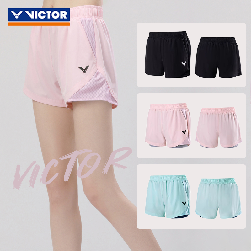 VICTOR/威克多R-31208女款速干羽毛球运动短裤宽松速干透气