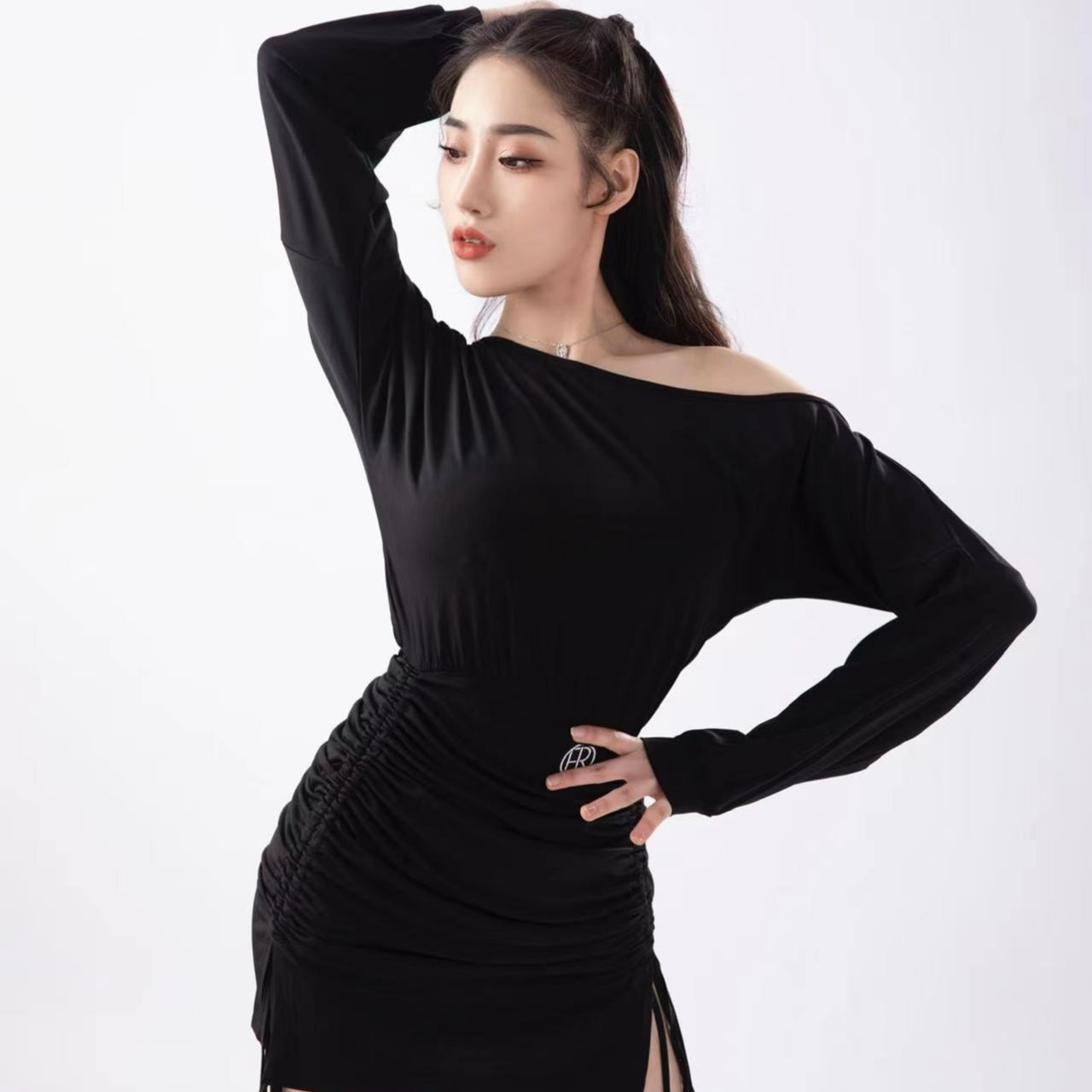 【Fairy舞服】#CR046拉丁舞抽绳大衫练舞教课必备