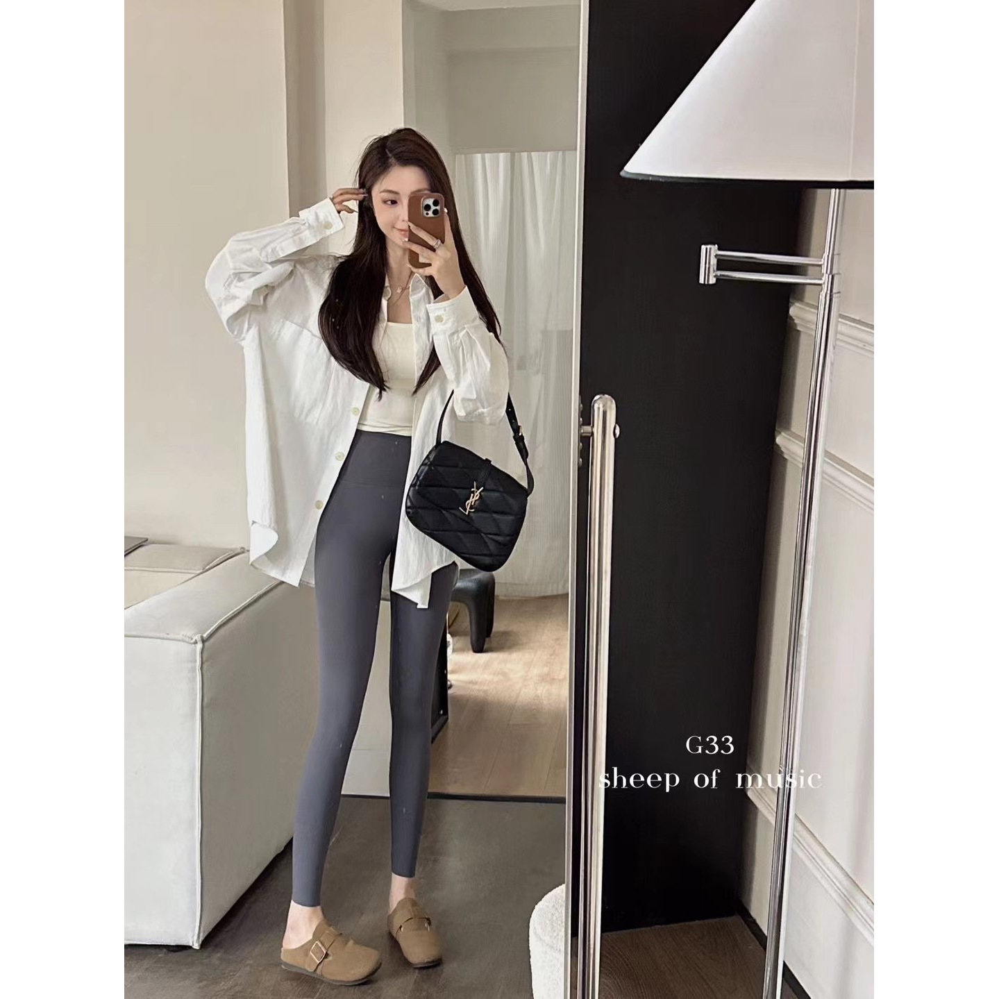 【600加厚合集】高腰塑性外穿鲨鱼裤