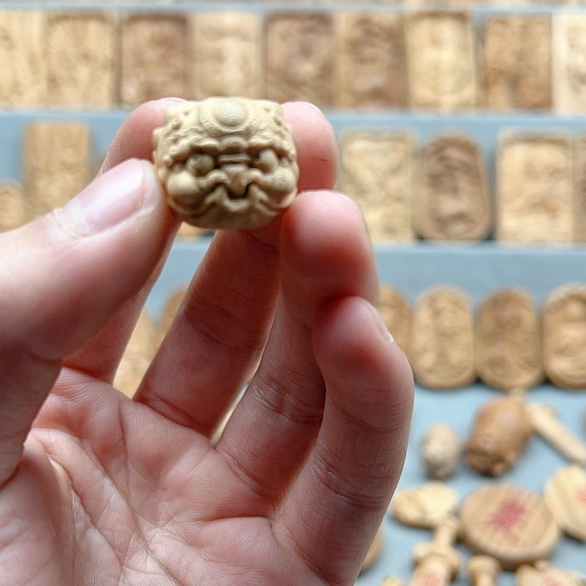 【闪购商品】桃木牛鼻孔，桃木貔貅