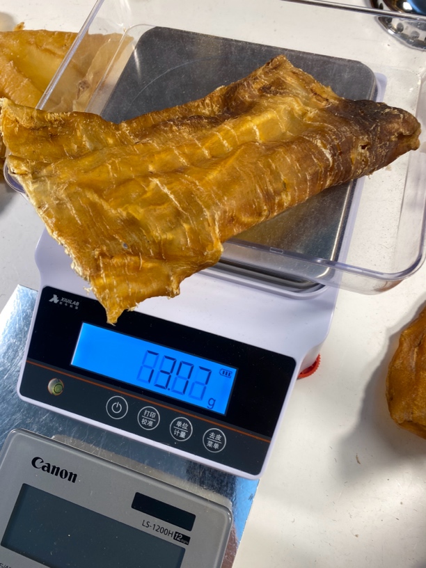 本港临时散称1 g一500 g鱼胶广东汕头