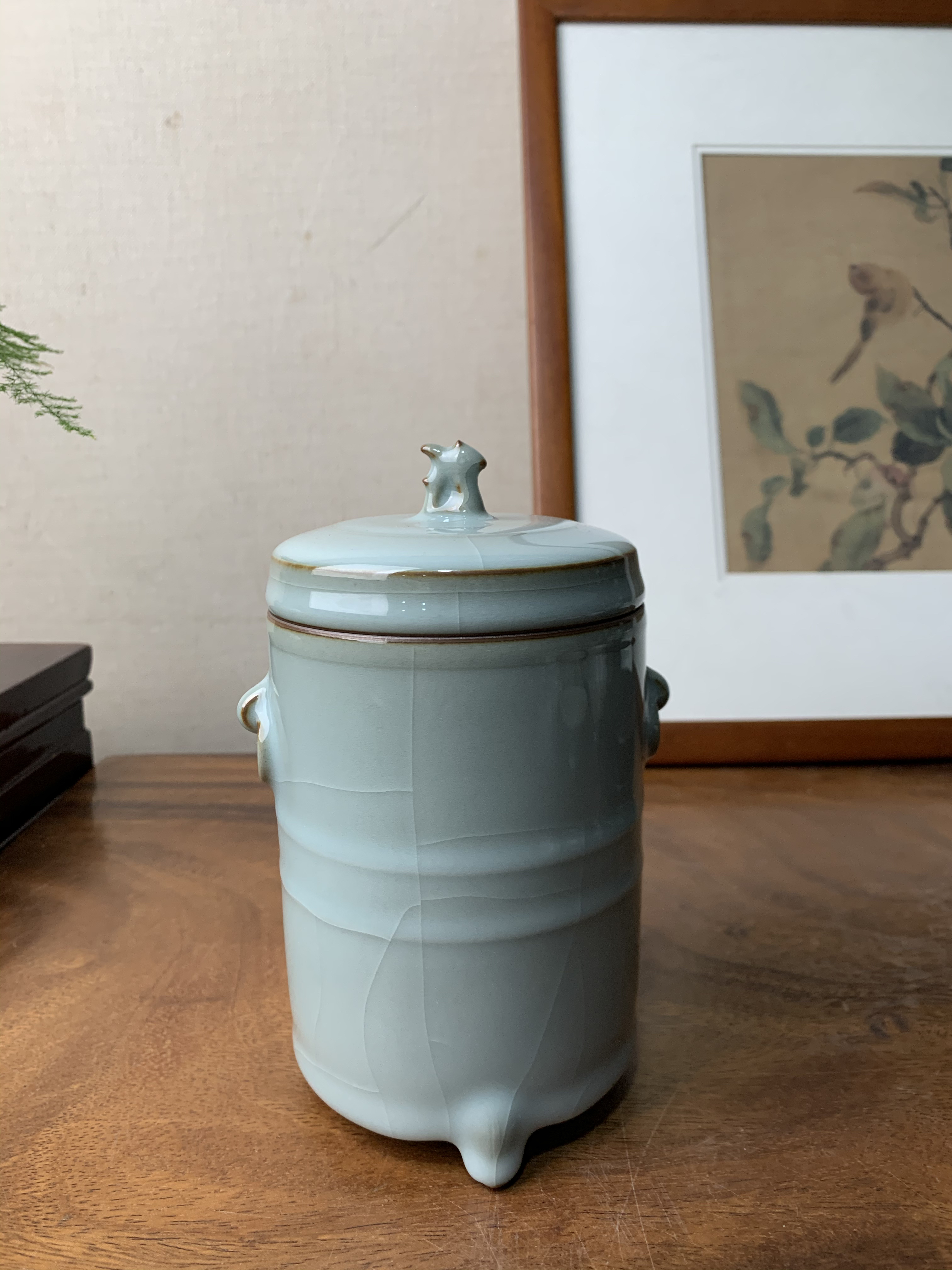 毛俊钦手工铁胎三足奁