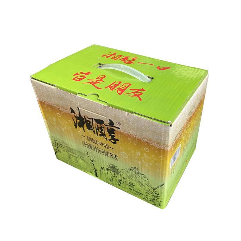 湘醇严选发酵精酿甄选原浆啤酒980ml/瓶 一箱6瓶礼盒装