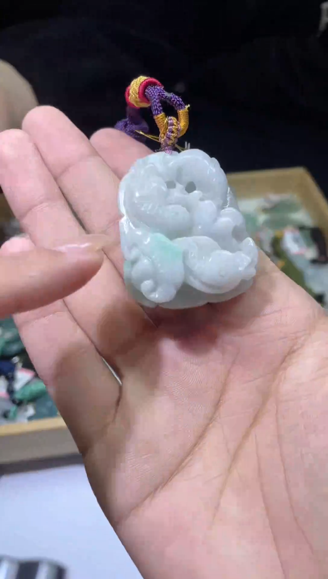 【闪购商品】翡翠颈饰银S925镶嵌40-挂件