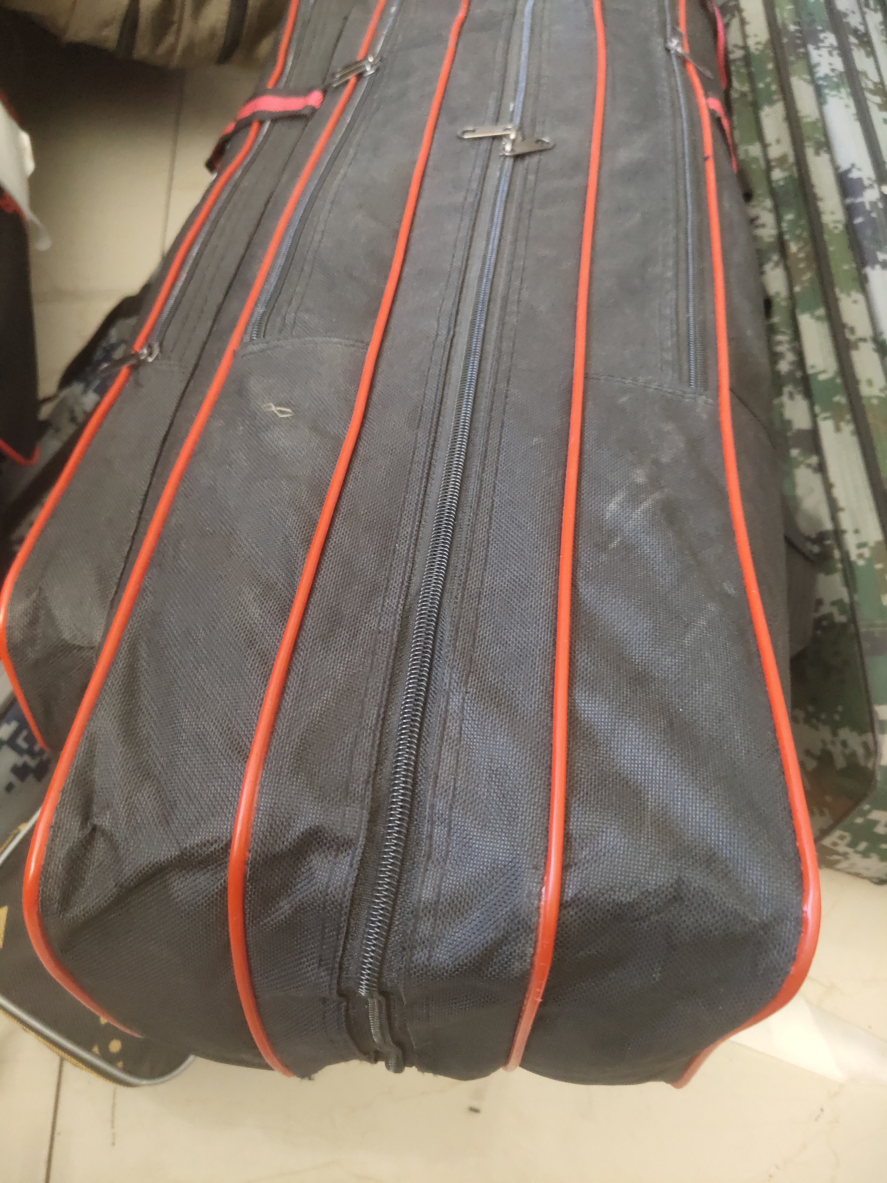 微瑕130厘米三层直竿包颜色收纳袋随机渔具包