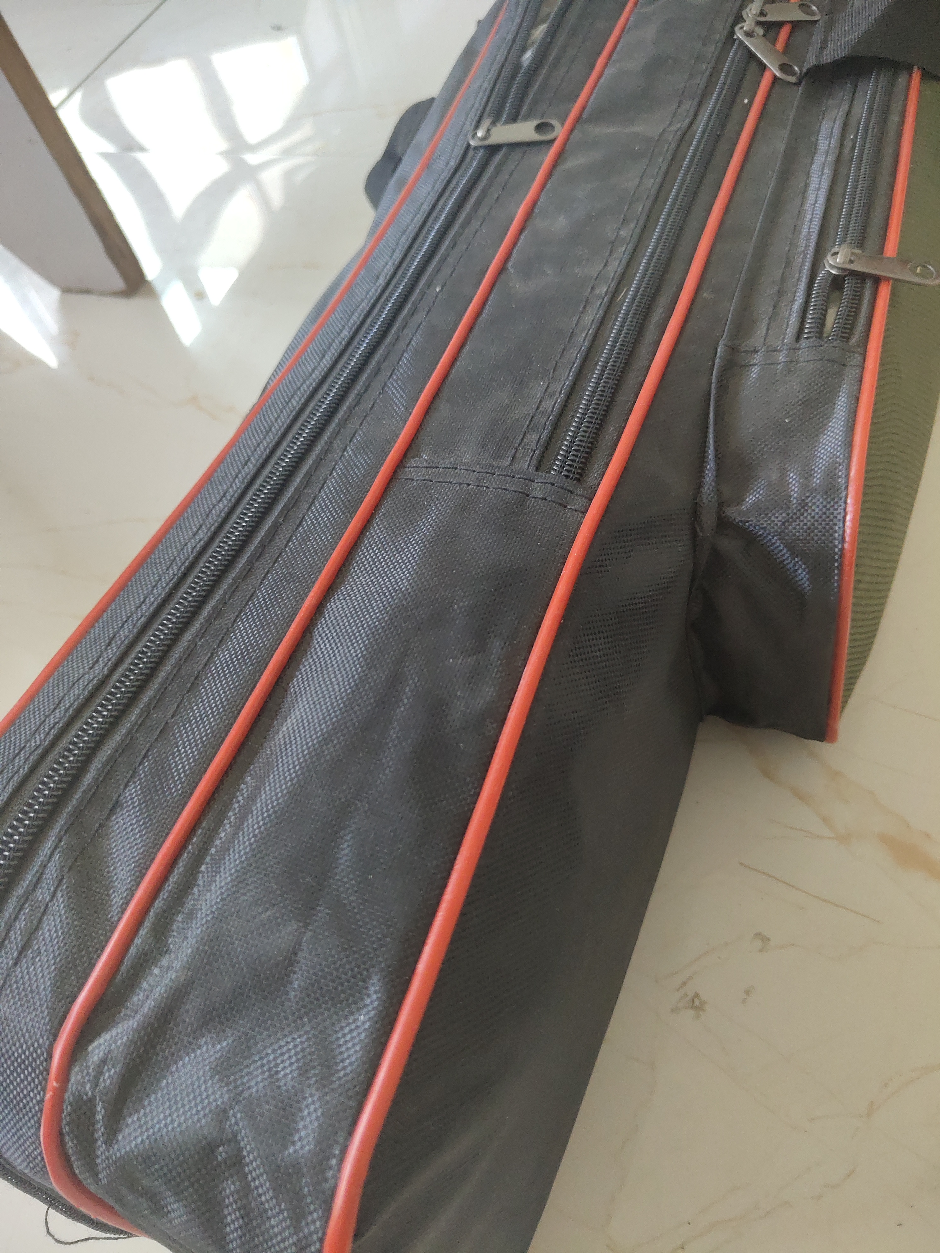 微瑕100厘米二层直竿包渔具包颜色收纳袋随机