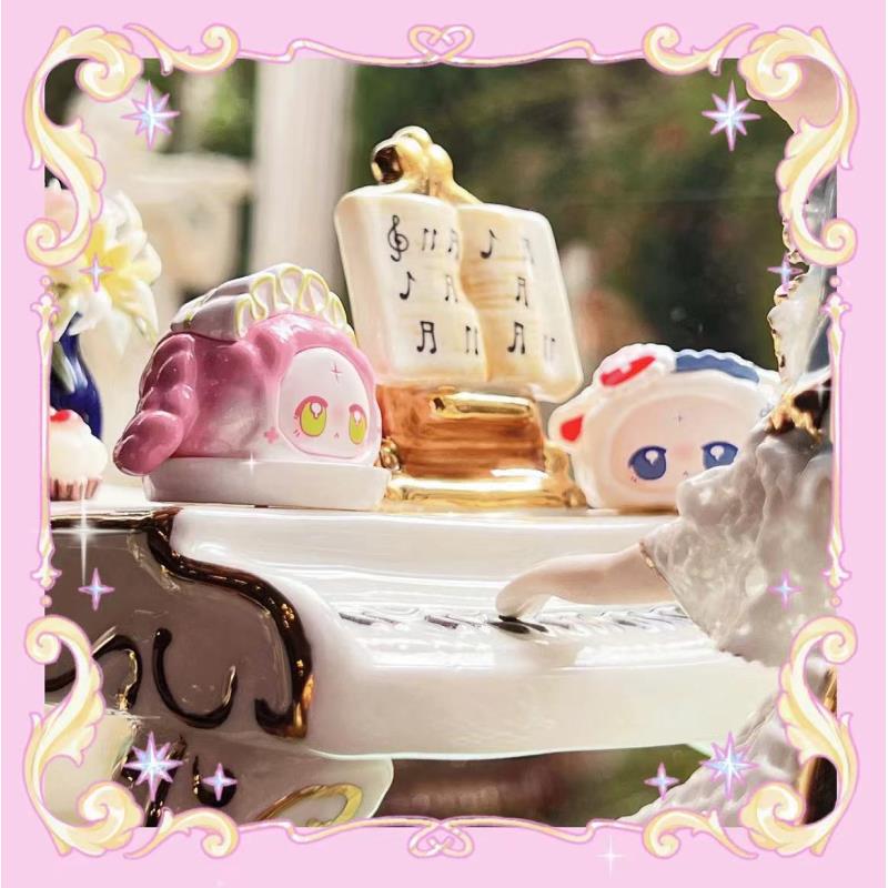 【拆盒】草莓穆斯塔_BUNNY白日梦甜心茶话会系列_潮玩摆件盲盒