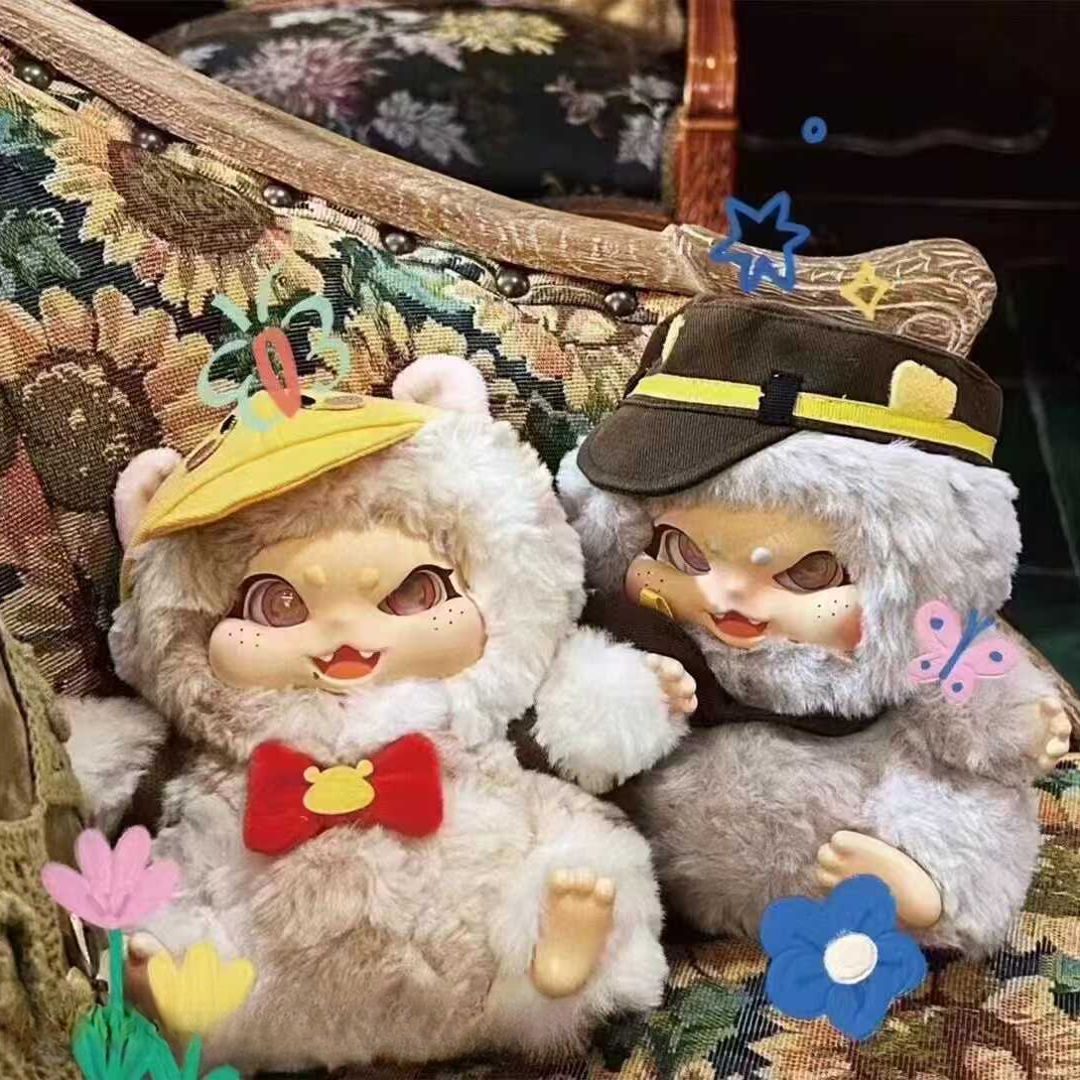 【拆盒】娃三岁-狂想街毛绒挂件系列_潮玩摆件盲盒
